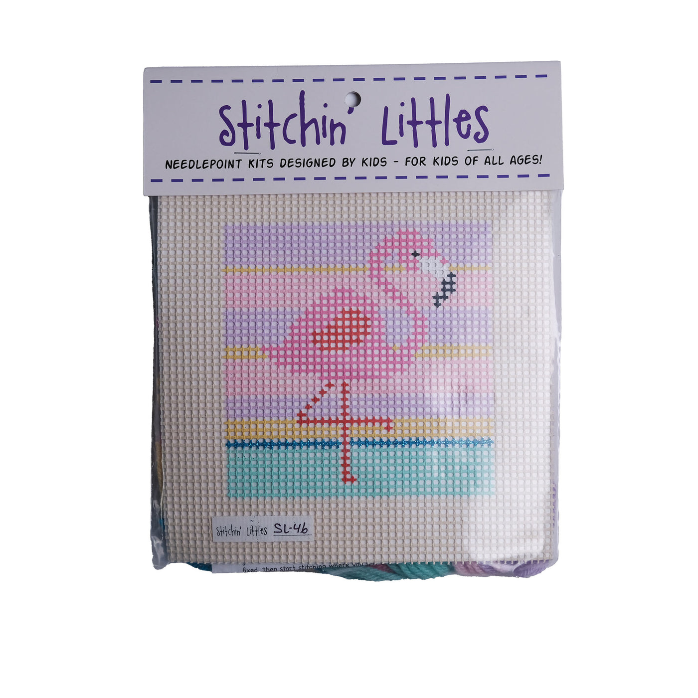 Stitchin' Littles: Flamingo Sunset