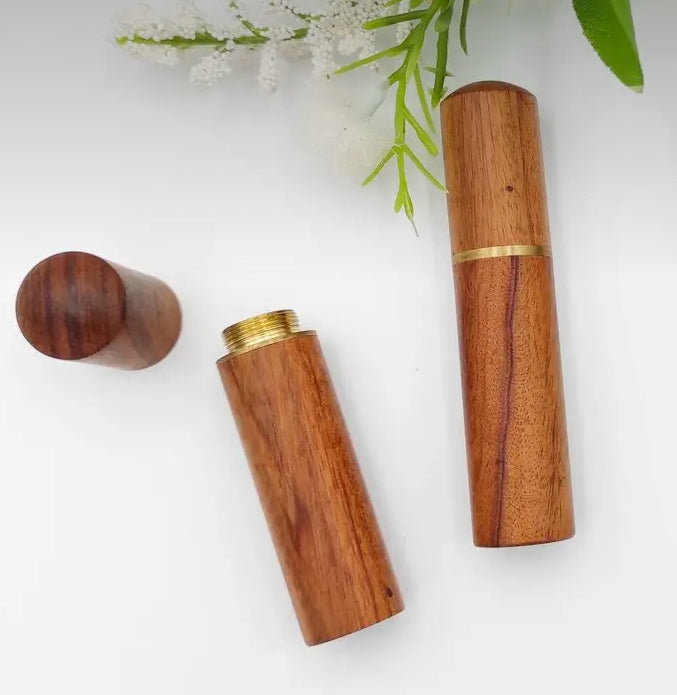 Wooden Needle Holder