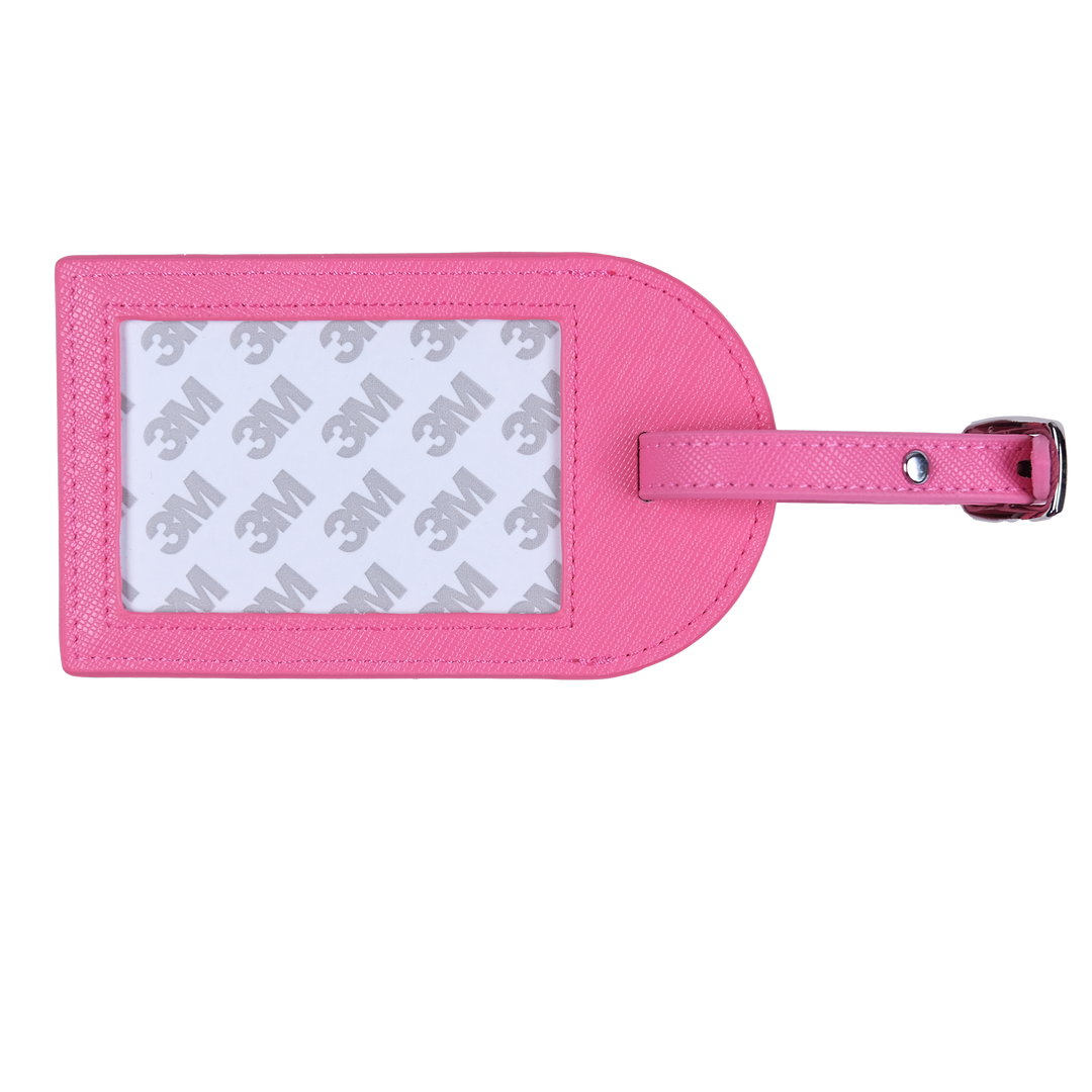 Hot Pink Self Finishing Bag Tag