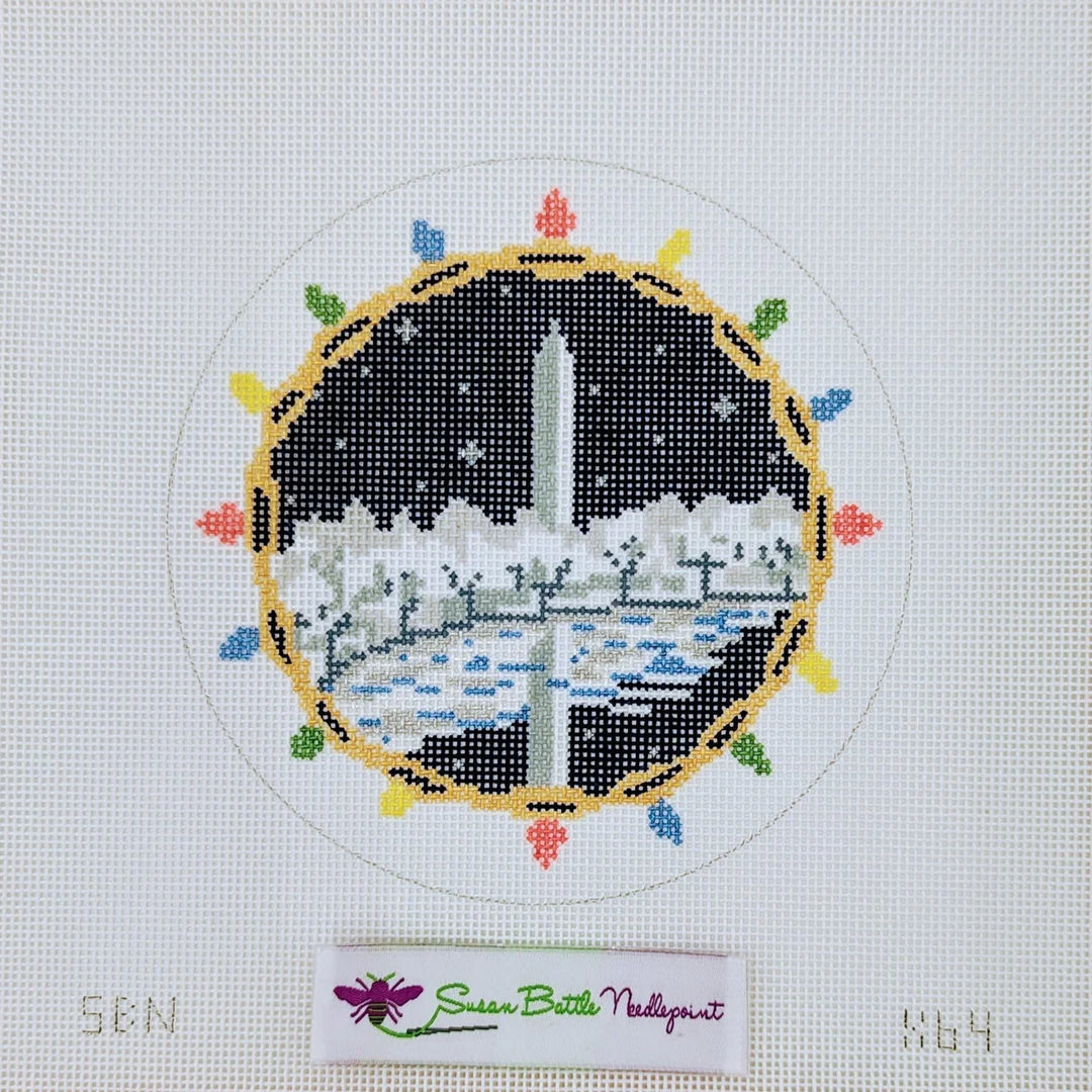 Washington Monument with Night Sky