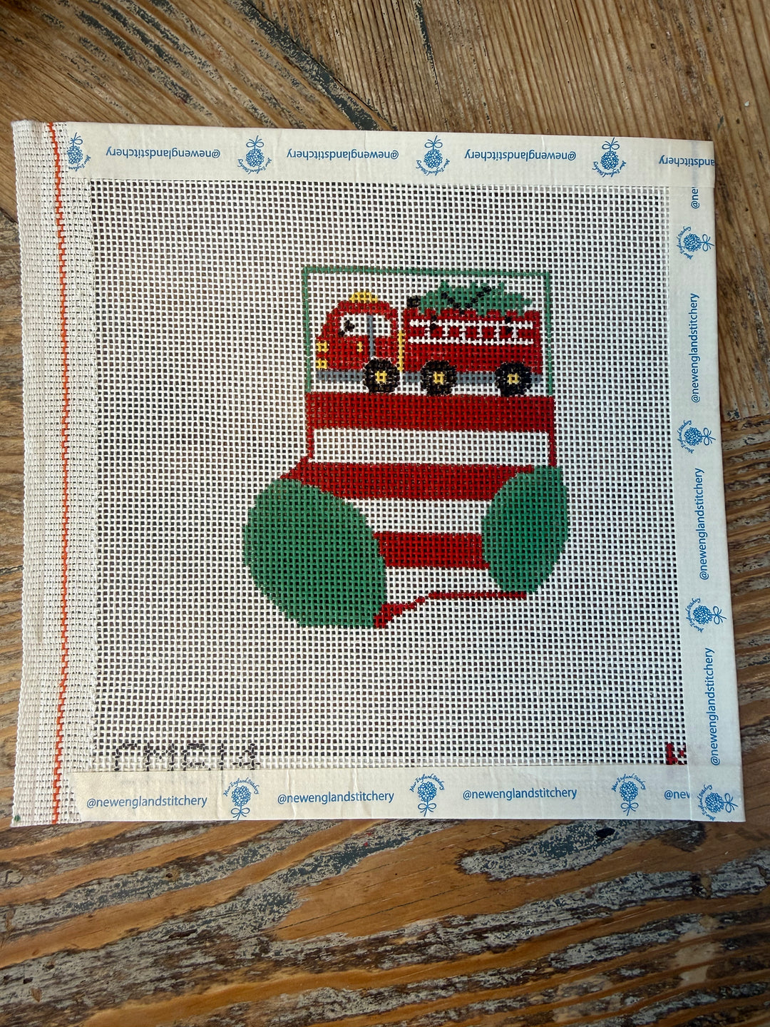 Fire Truck Mini Sock