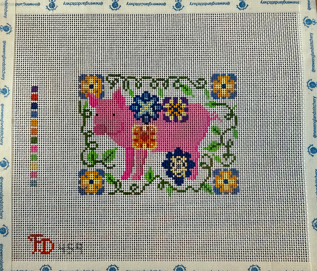 Pig in Flowers