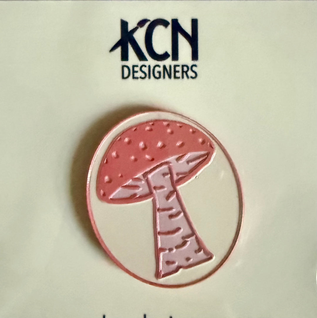 Pink Mushroom Needle Minder