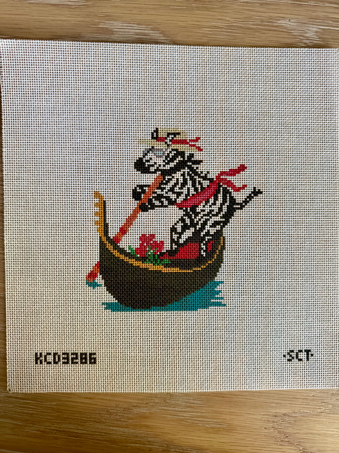 Dolce Vita Wooden Boat Club Zebra Gondolier