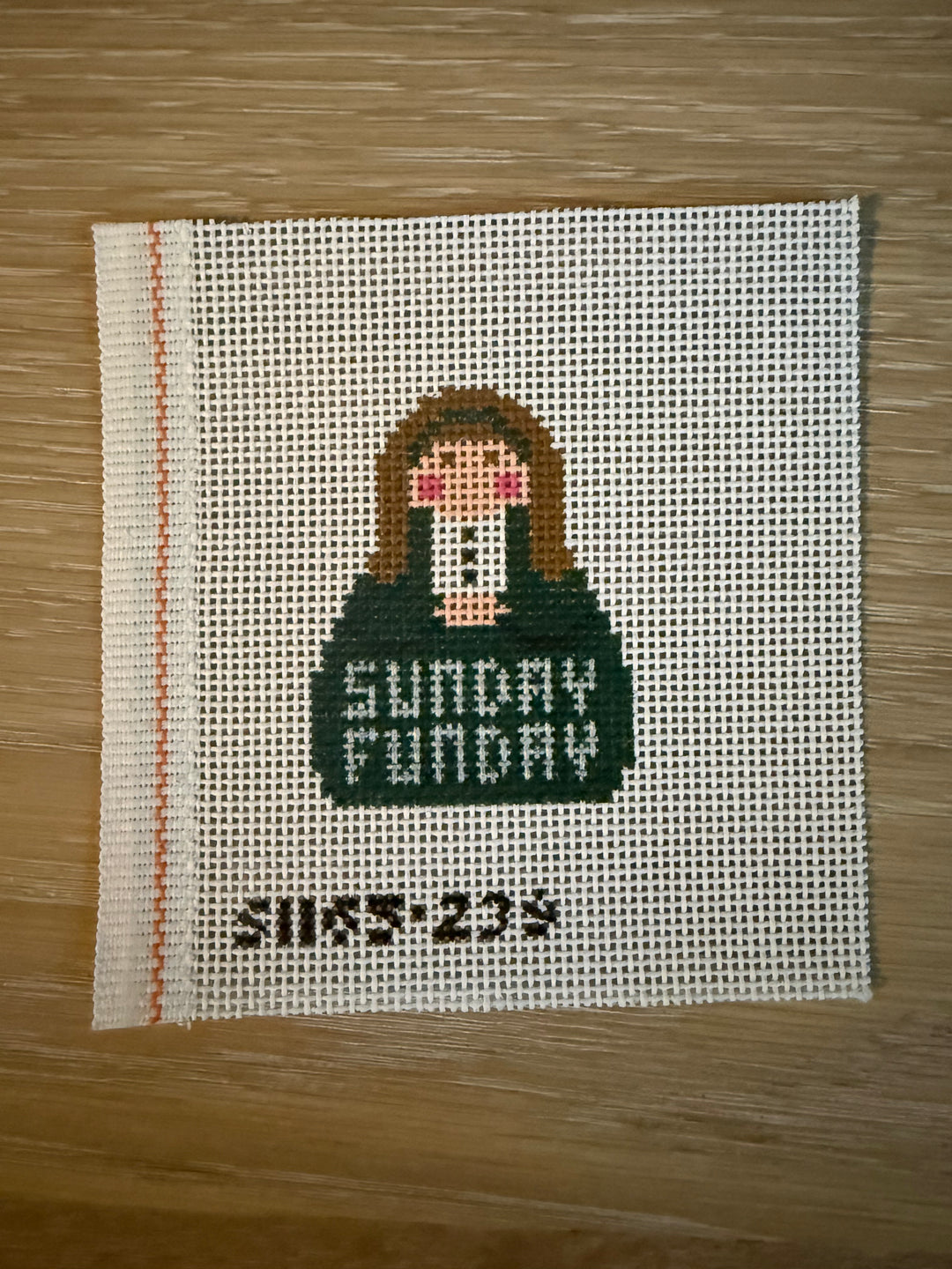 Green and White Sunday Funday Angel