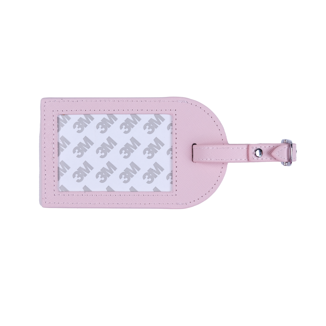 Light Pink Self Finishing Bag Tag