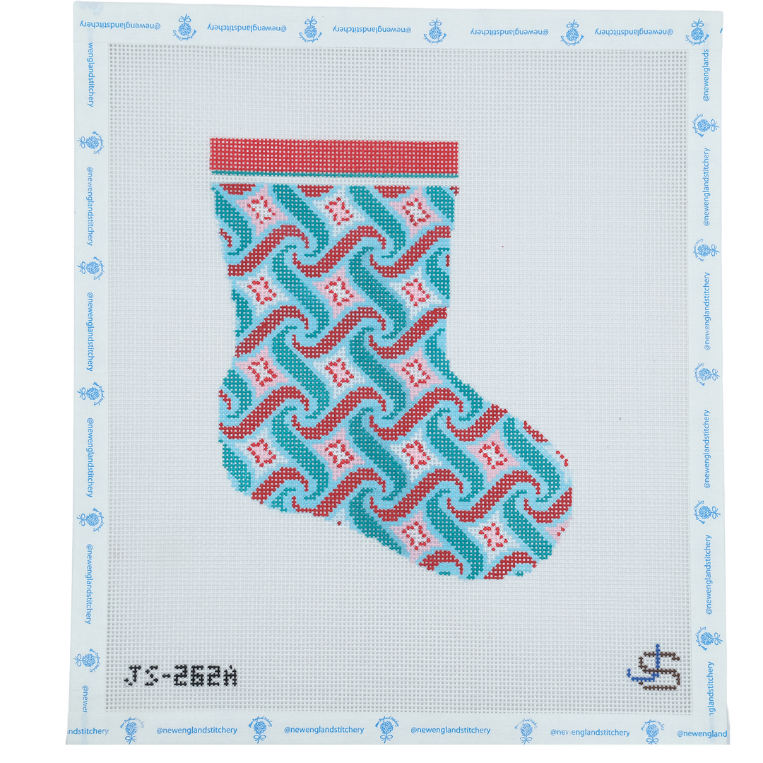 Swirl Mini Christmas Stocking