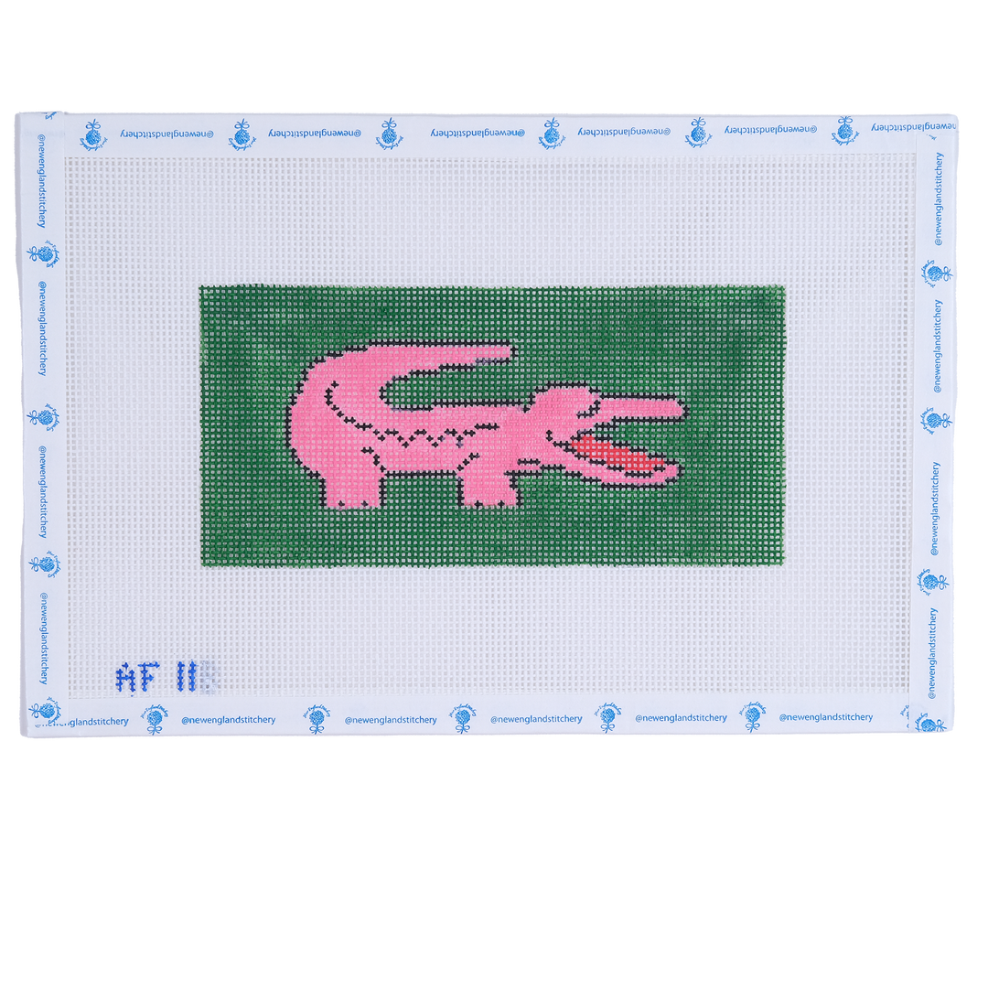 Pink Alligator Eyeglass Case