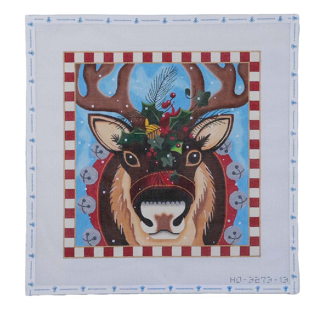 Festive Reindeer Pillow