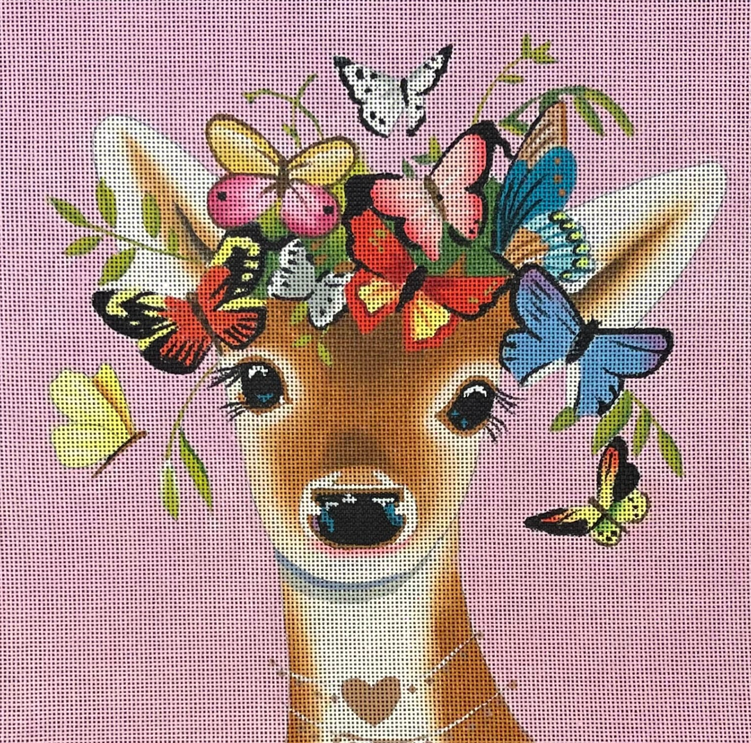 Deer with Butterfly Crown