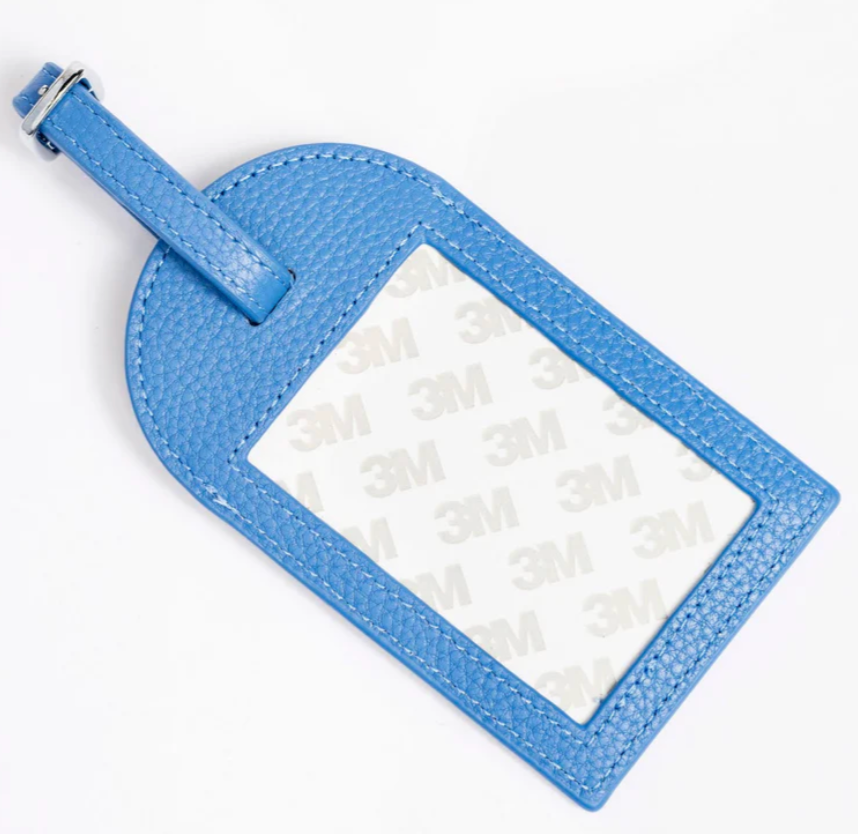 Cadet Blue Self Finishing Bag Tag