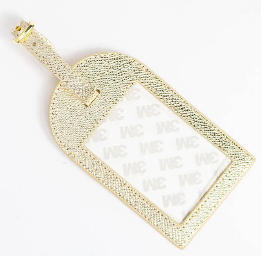 Gold Palm Self Finishing Bag Tag