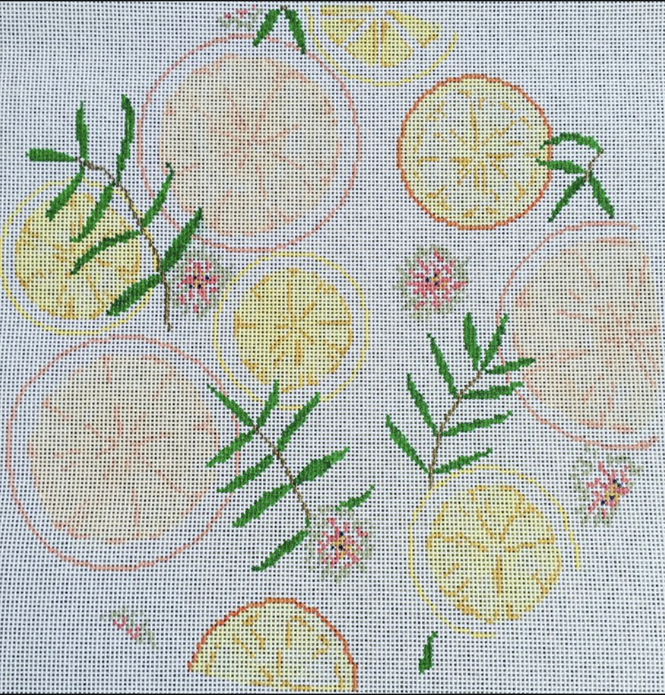 Citrus Round Pillow