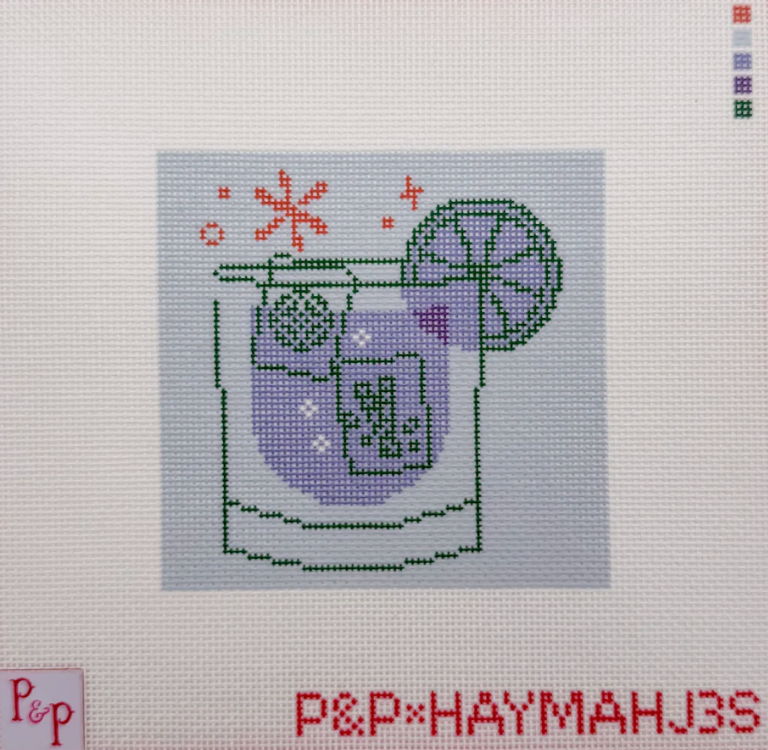 Blue Mahjong Coaster