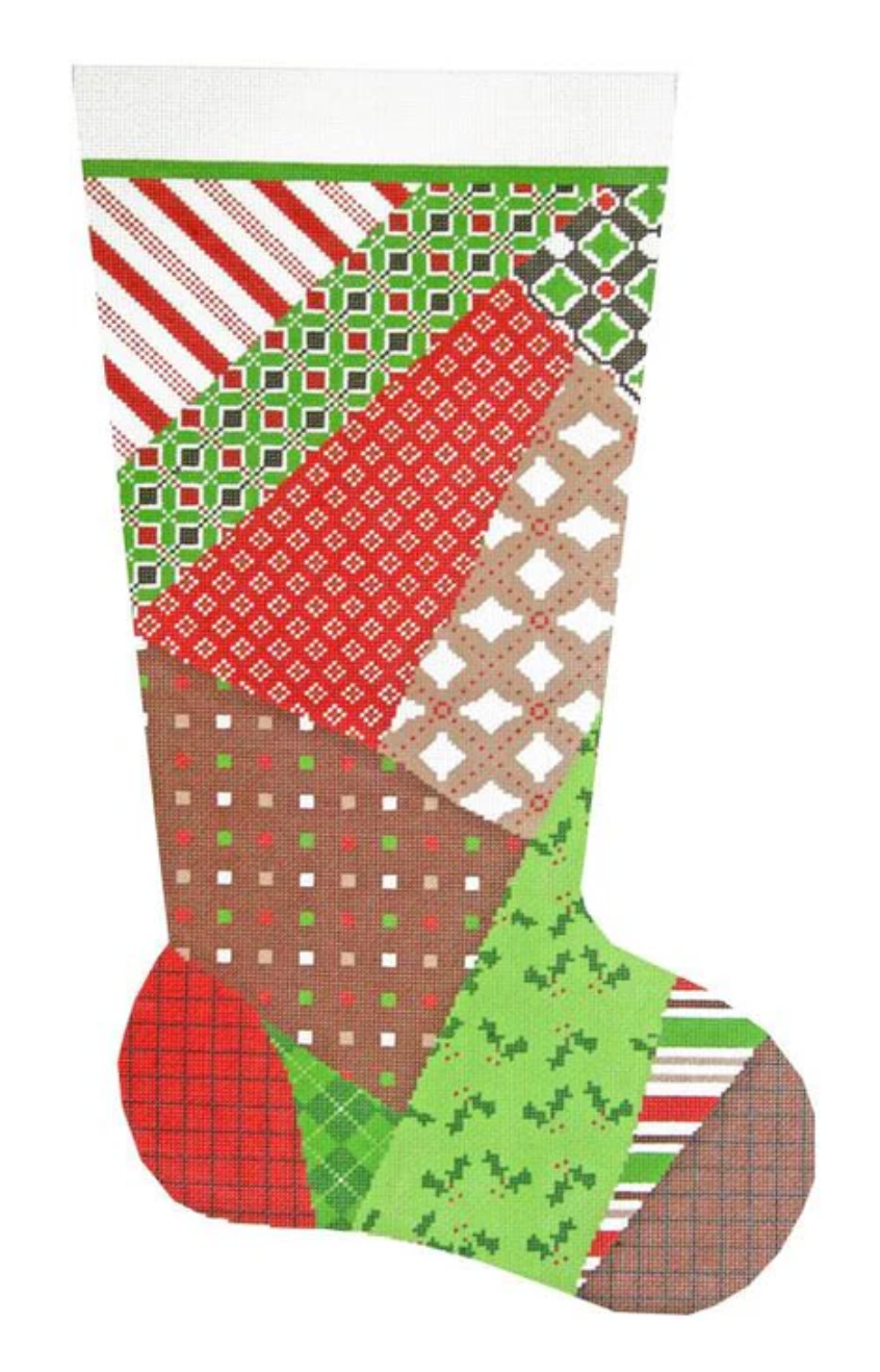 Patchwork #1 Christmas Stocking