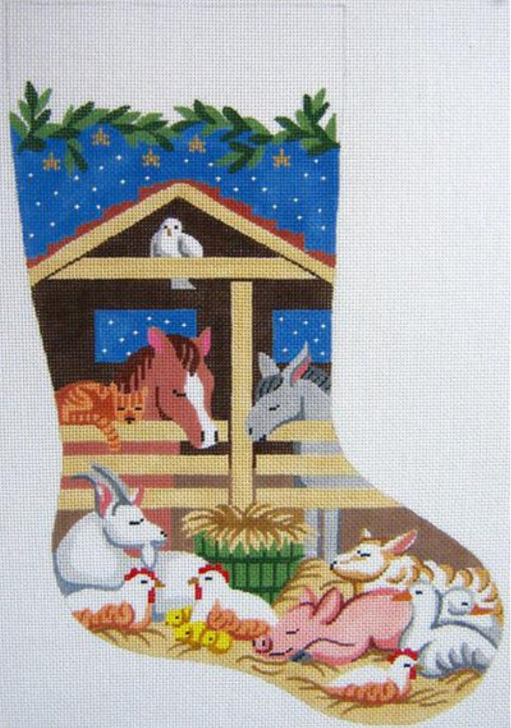 Barnyard Christmas Stocking
