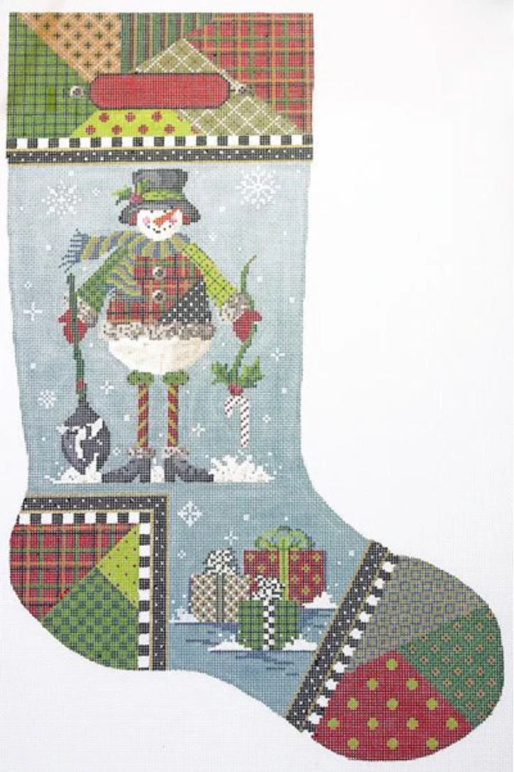 Patchwork E. Pete Christmas Stocking