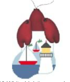 White Lighthouse with Lobster