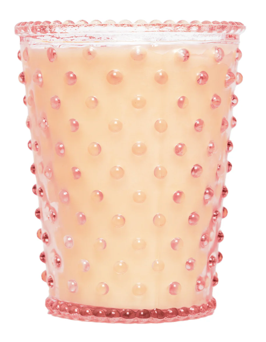Honeysuckle Hobnail Candle 16oz