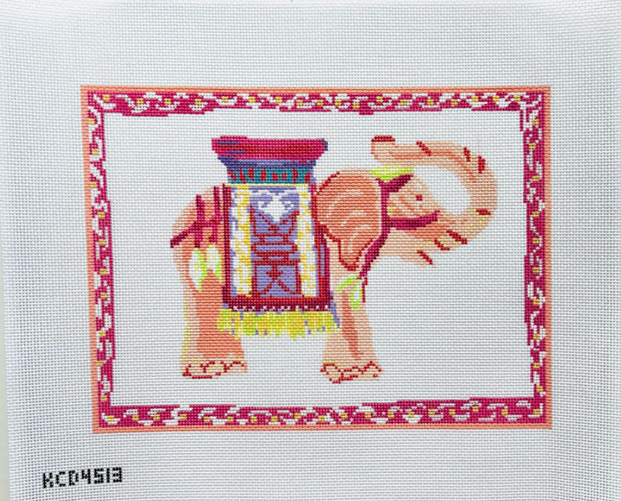 Orange Elephant Pillow