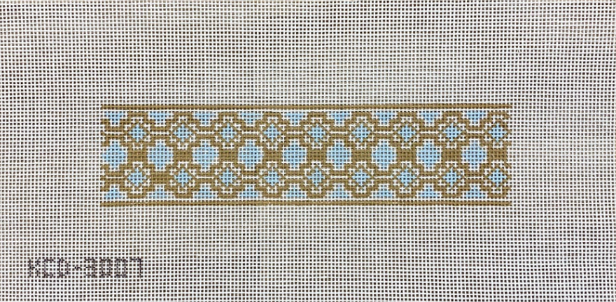 Blue and Gold Key Chain