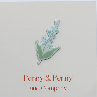 Needle Minder: Blue Bonnet Needle Minder