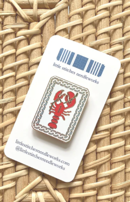 Needle Minder: Friendly Red Lobster Needle Minder