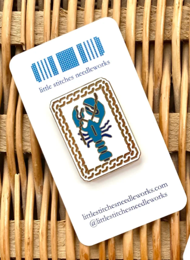 Needle Minder: Friendly Blue Lobster Needle Minder