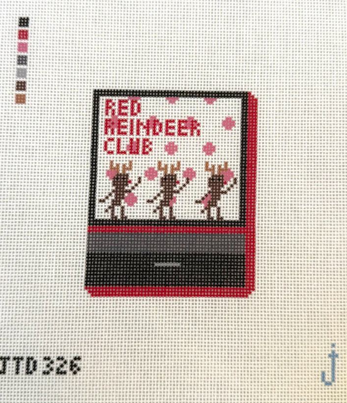 Red Reindeer Club Matchbook