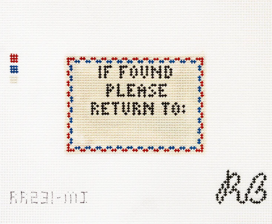 If Found Please Return To: Insert