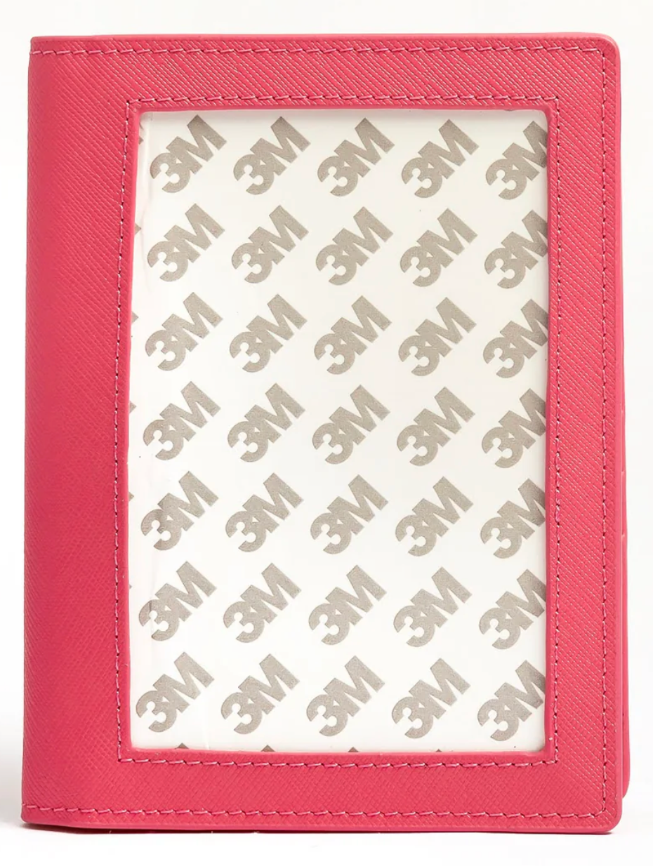 Hot Pink Self Finishing Passport Cover