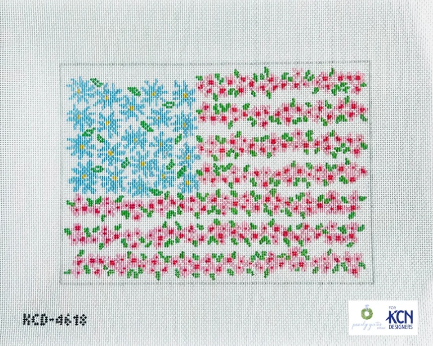 Memorial Day Flag Floral
