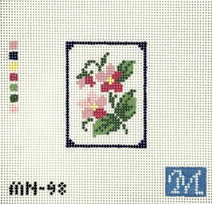Flower Mahjong Tile