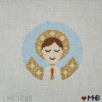 Angel Boy Brunette Round