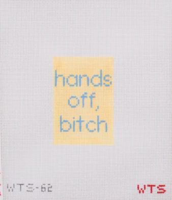 Hands Off, Bitch Luggage Tag