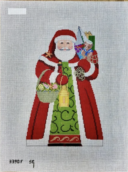 Nautical Red Santa Tree Topper