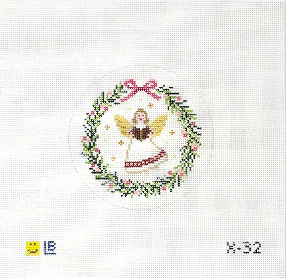 Angel with Songbook Wreath