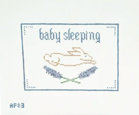 Baby Sleeping - Blue Bunny
