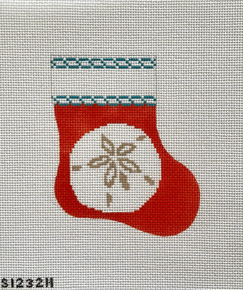 Sand Dollar Mini Sock
