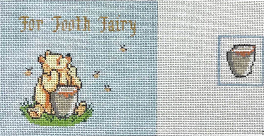 Bear with Honey Tooth Fairy Pillow