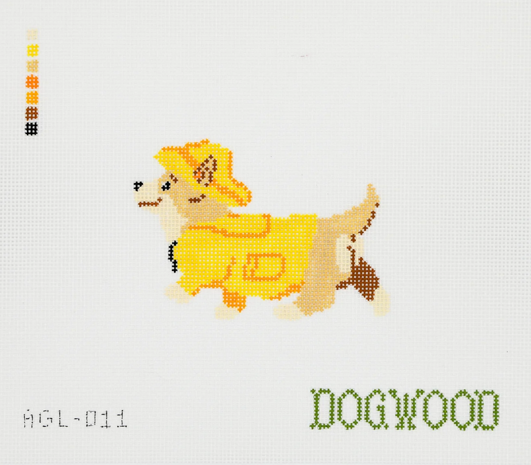 Corgi in a Raincoat