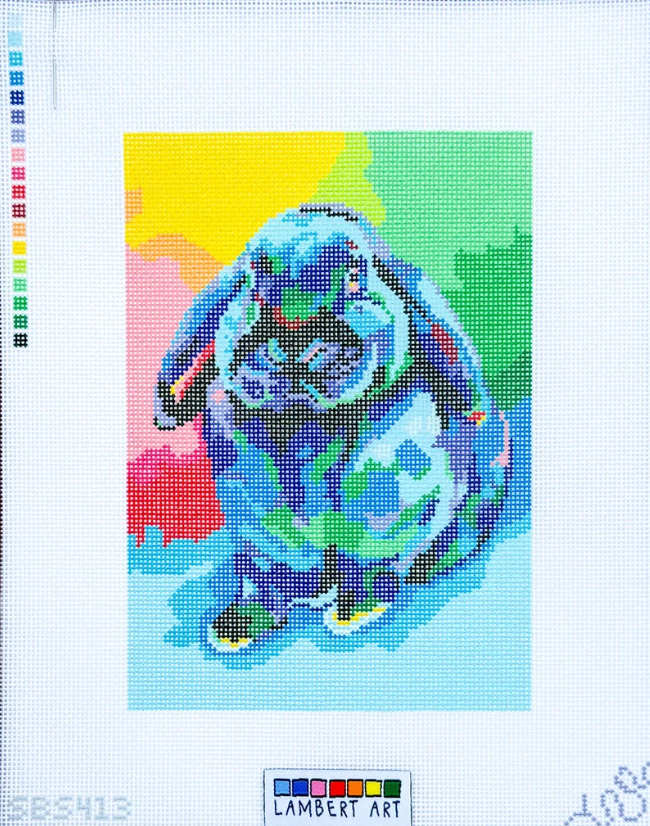 Lop Eared Rabbit Pet Portrait