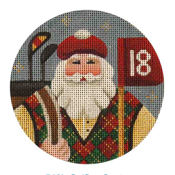 Golfing Santa