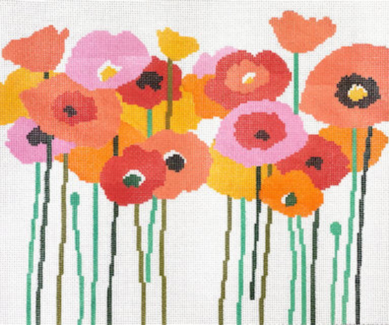 Poppies Pink and Orange