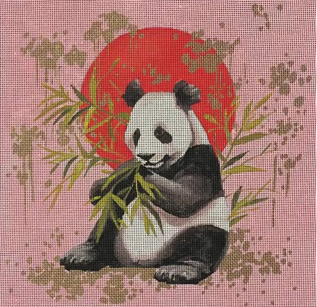 Panda on Pink