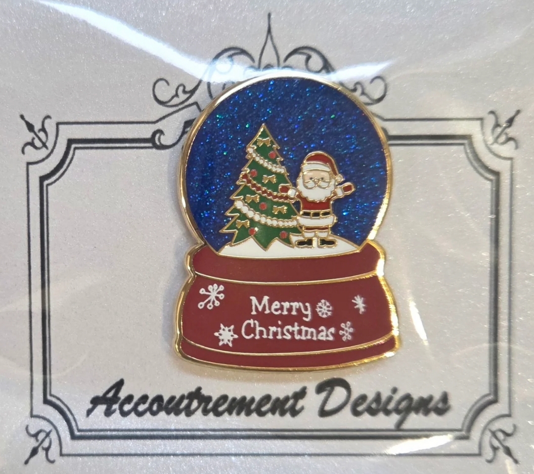 Santa Snow Globe Needle Minder