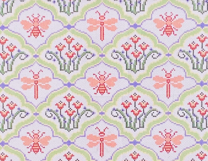 Flowers, Bees, and Dragonflies