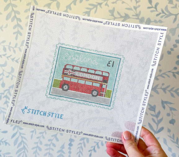 Double Decker Bus Stamp