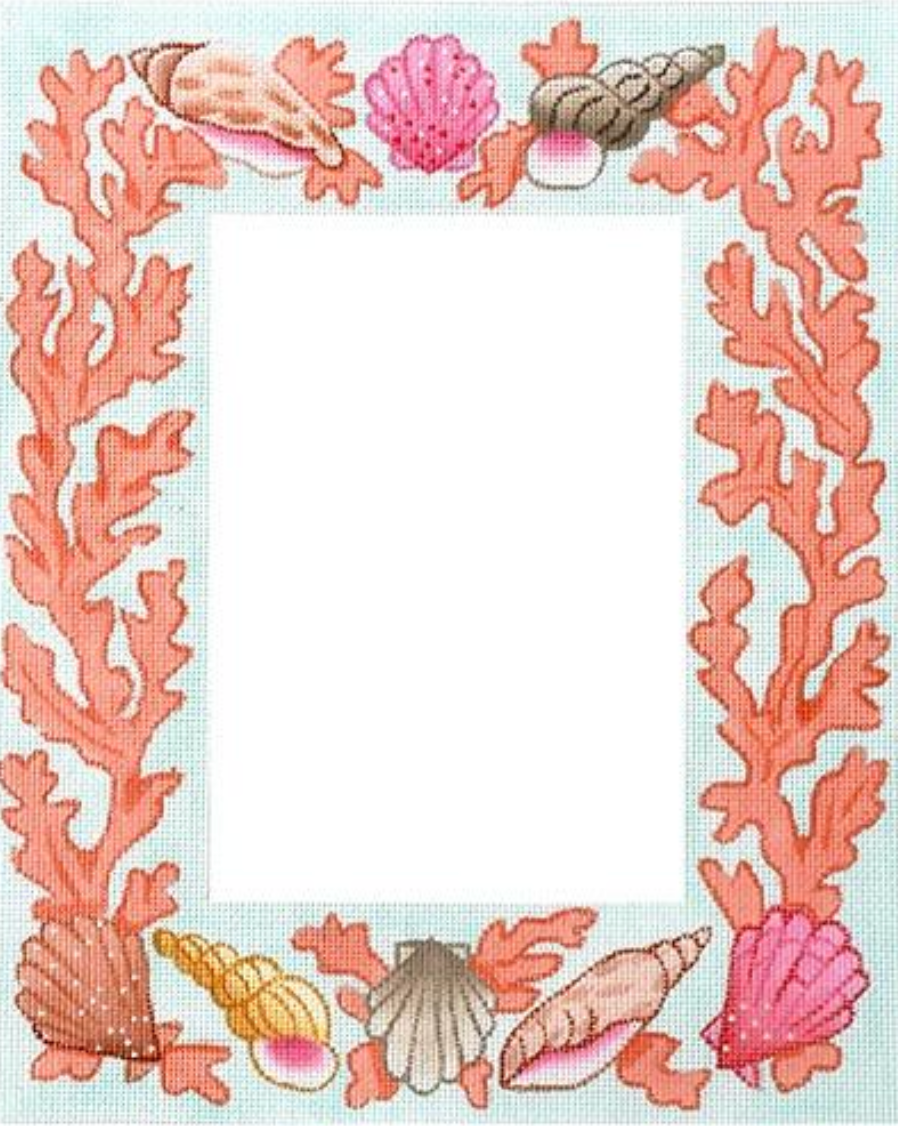 Mixed Shells and Coral Frame