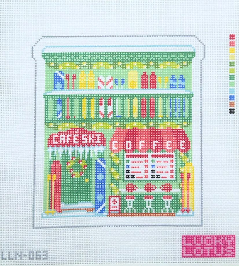 Christmas Village: Ski Coffee Shop